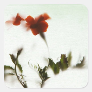 Finally spring! square sticker