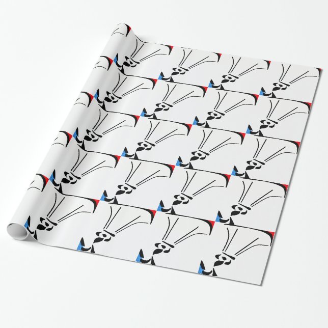 FINALLY THE WIND WRAPPING PAPER (Unrolled)