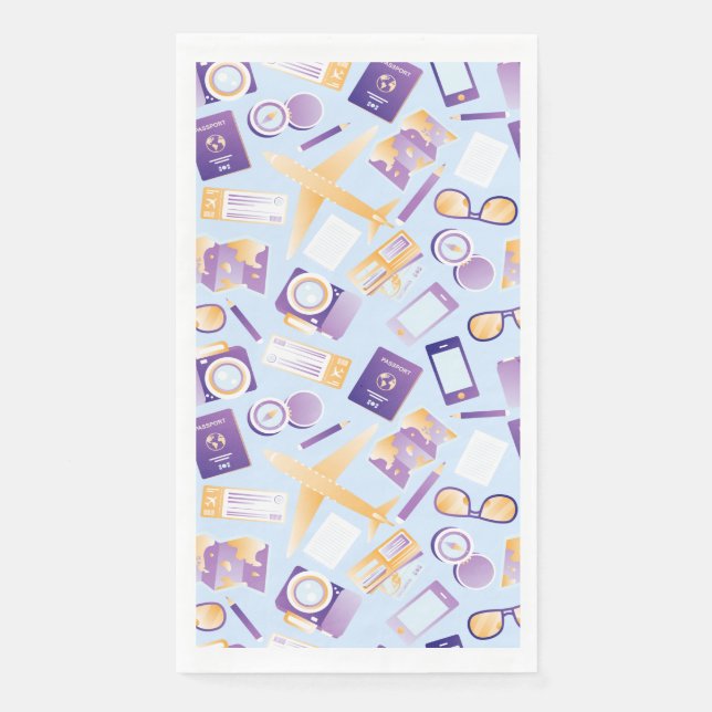 Finally vacation and travel in summer again napkin (Front)