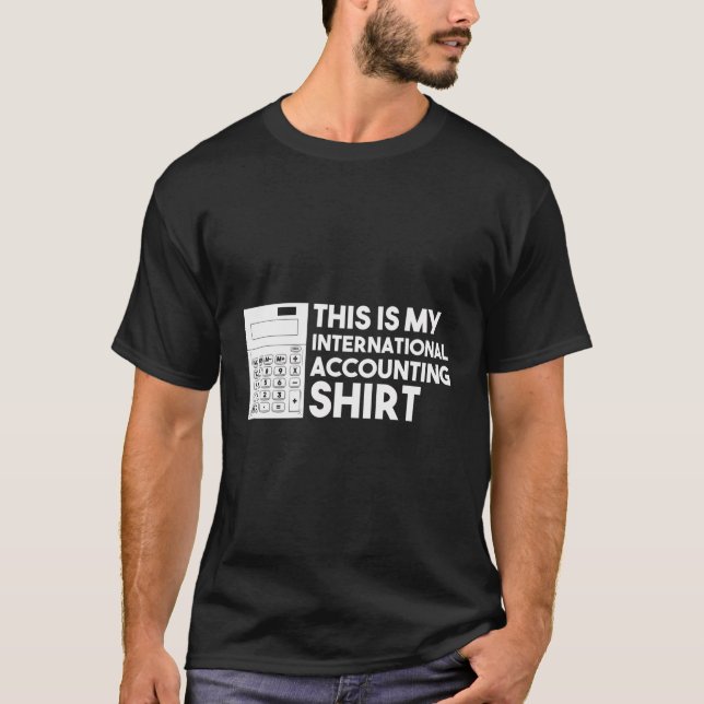Finance Accounting Day Spreadsheet Calculating Con T-Shirt (Front)