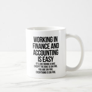 Finance and accounting coffee mug