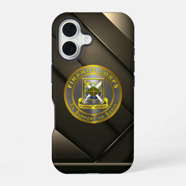 Finance Corps  iPhone 16 Case (Back)