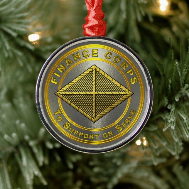 FINANCE CORPS METAL TREE DECORATION (Tree)