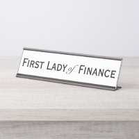 Finance First Lady Funny Female Accountant CFO