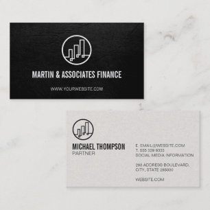Finance Logo Business Card