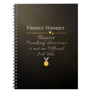 Finance Manager Notebook