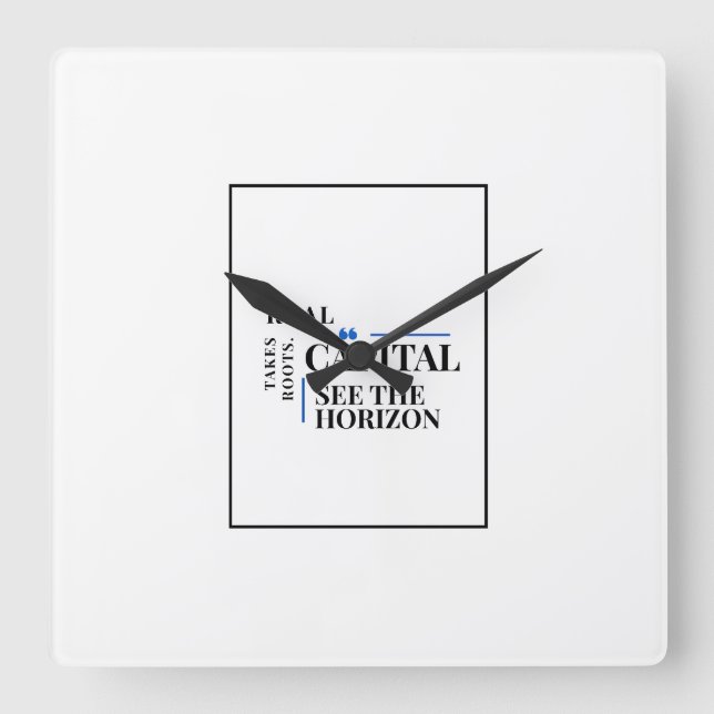 Finance Office Wall Clock Decor (Front)