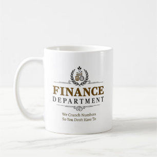 Finance Team Personalised Coffee Mug