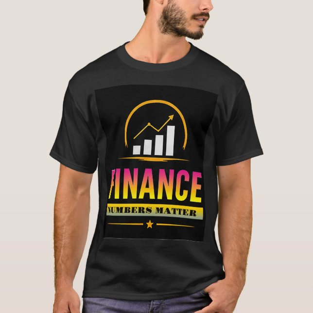 💰 Finance Team Professional Staff 📊 T-Shirt (Front)