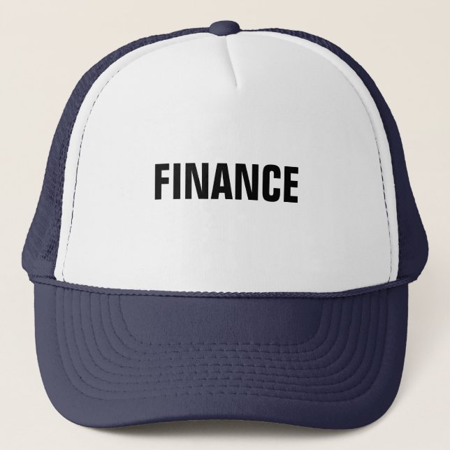 FINANCE TRUCKER HAT (Front)