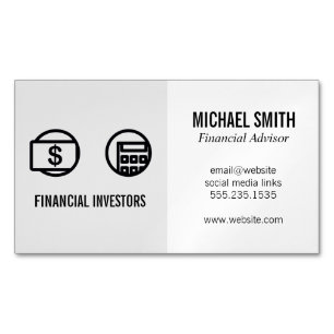 Financial Advisor Fin Tech Business Card