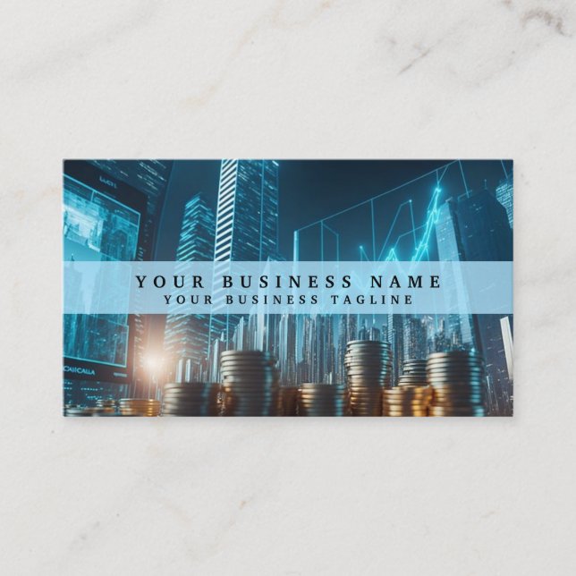 Financial Analyst Business Card (Front)