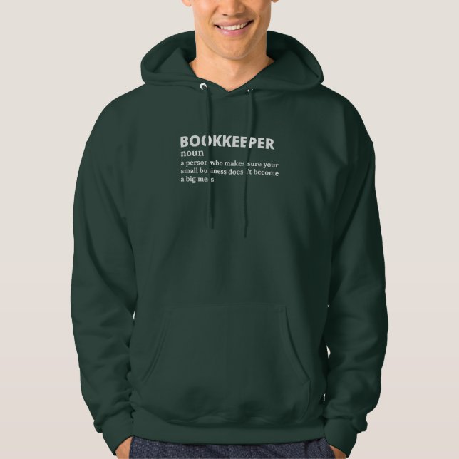 Financial Analyst Funny Definition Hoodie (Front)