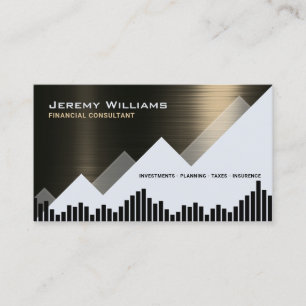 Financial and investment consultant Business Card