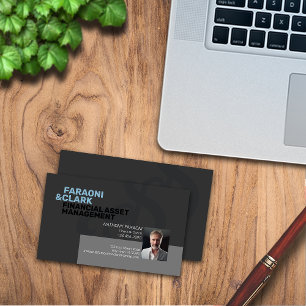 Financial Asset Management Company Business Card