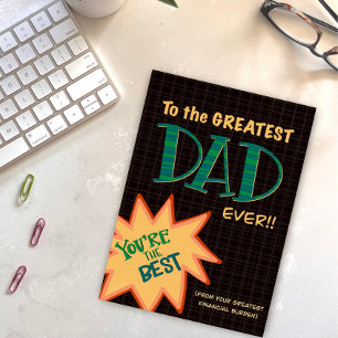 Financial Burden Funny Father’s Day Inspirivity Card