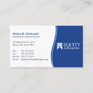 Financial Business Card