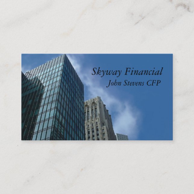 Financial Business Card (Front)