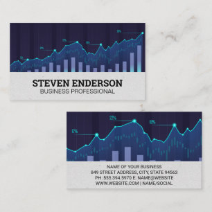 Financial Chart   Stock Graph Business Card