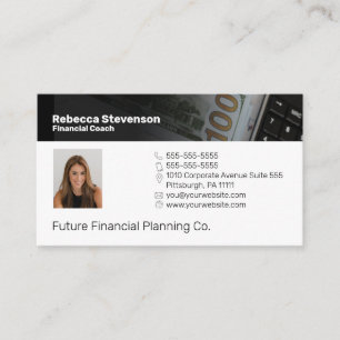 Financial Coach Professional Business Card