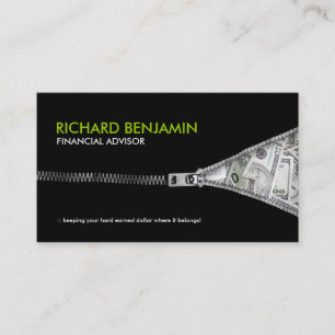 Financial Consultant Business Card