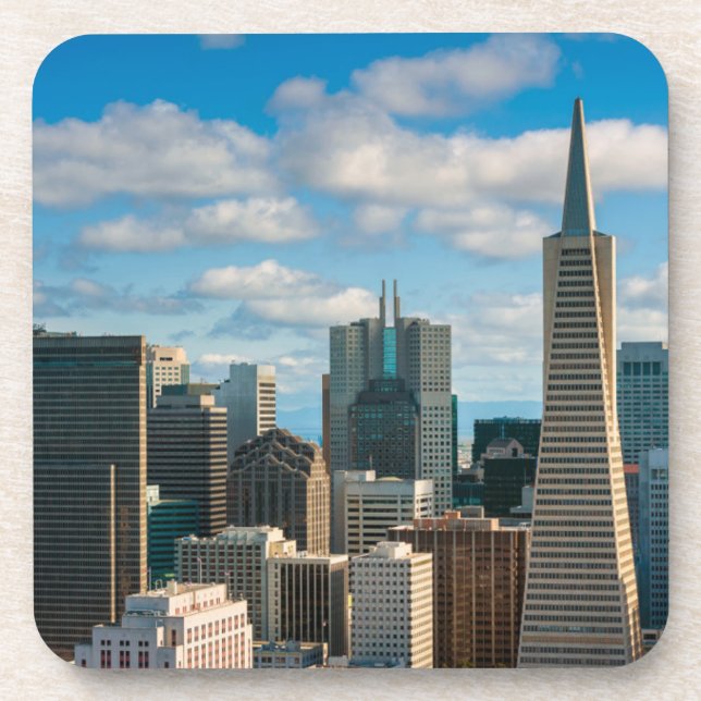 Financial District Skyline of San Francisco Coaster (Front)