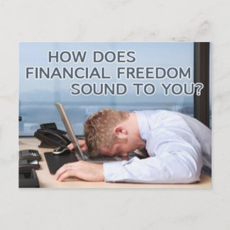 Financial freedom - Postcard