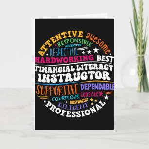 Financial Literacy Instructor Appreciation Week Sq Card