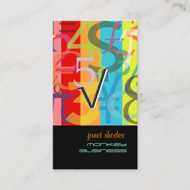 Financial Planner business cards (Front)