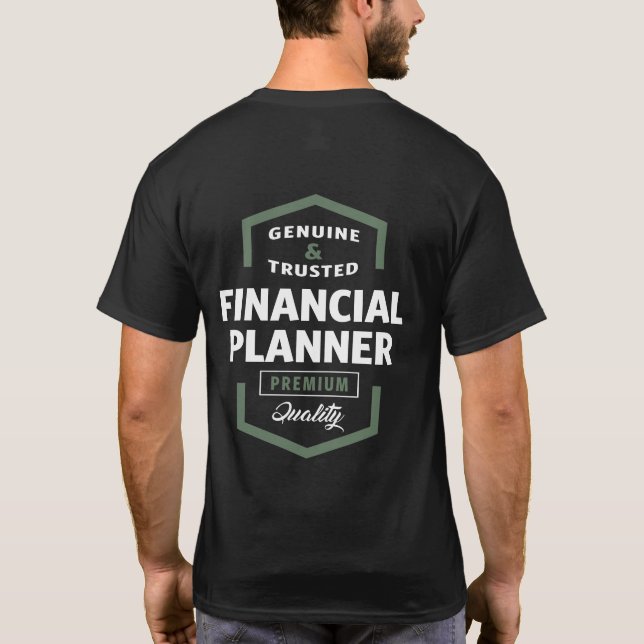 Financial Planner | Gift Ideas T-Shirt (Back)