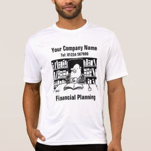 Financial Planning Cartoon to Personalise T-Shirt