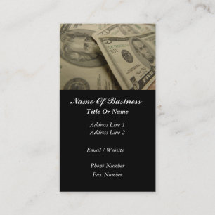 Financial Services Business Card