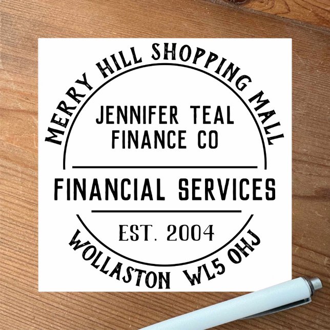 Financial Services Rubber Stamp (Creator Uploaded)