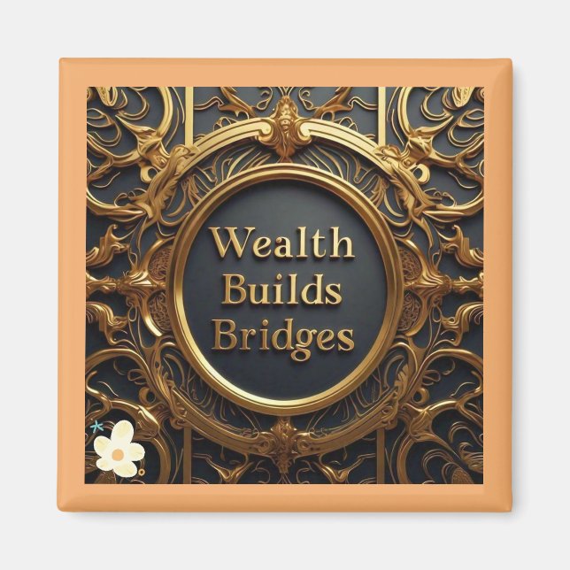 "Financial Success Linked" Magnet (Front)