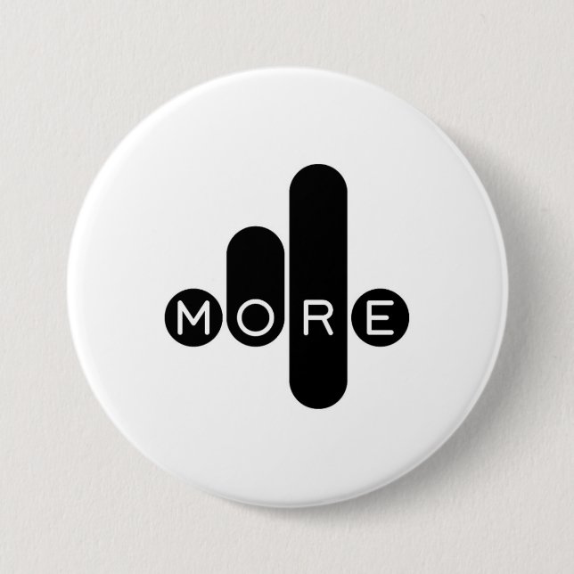 Finanical freedom blue button (Front)