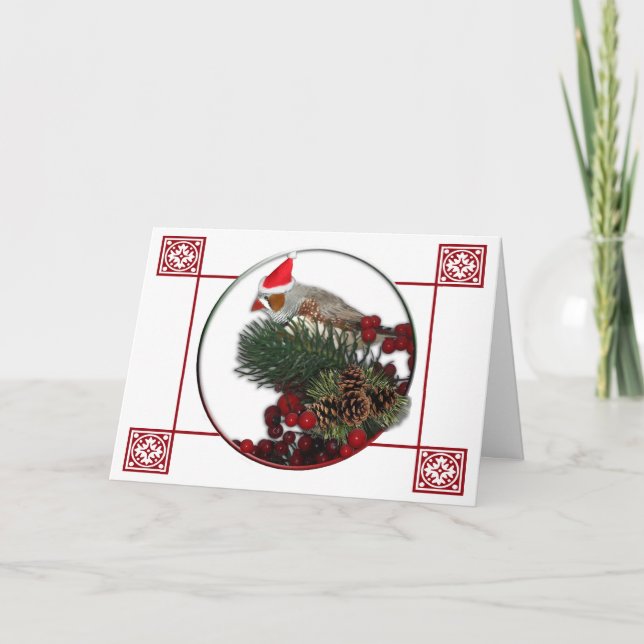 Finch Christmas Card 6 (Front)