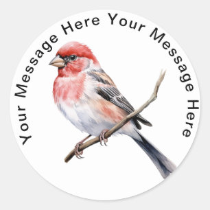 Finch Classic Round Sticker