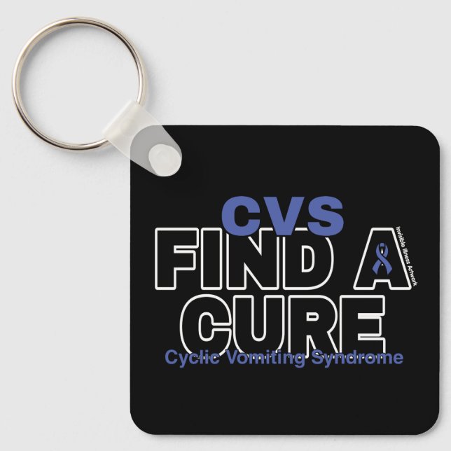 FIND A CURE/BOLD...CVS KEY RING (Front)