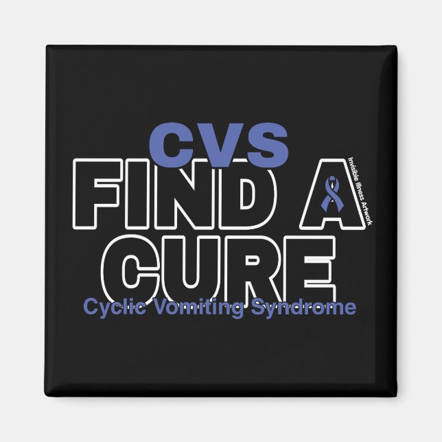 FIND A CURE/BOLD...CVS MAGNET (Front)