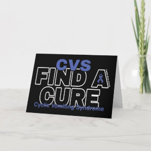 FIND A CURE/BOLD...CVS THANK YOU CARD