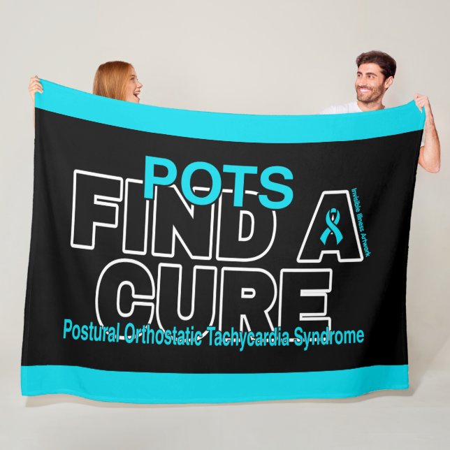 FIND A CURE/BOLD...POTS FLEECE BLANKET (In Situ)