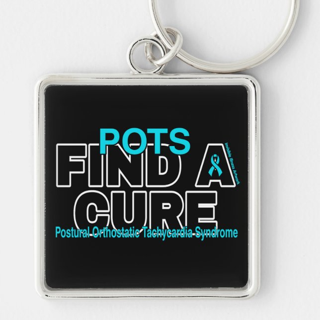 FIND A CURE/BOLD...POTS KEY RING (Front)
