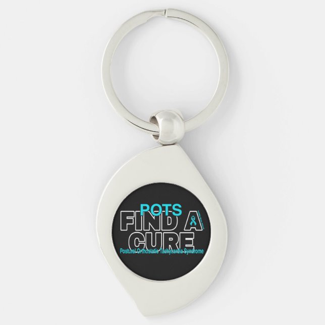 FIND A CURE/BOLD...POTS KEY RING (Front)