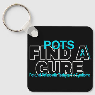 FIND A CURE/BOLD...POTS KEY RING