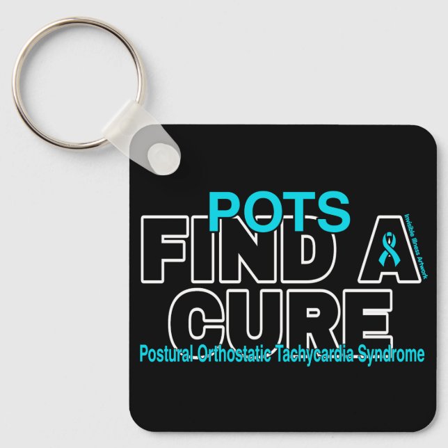 FIND A CURE/BOLD...POTS KEY RING (Front)