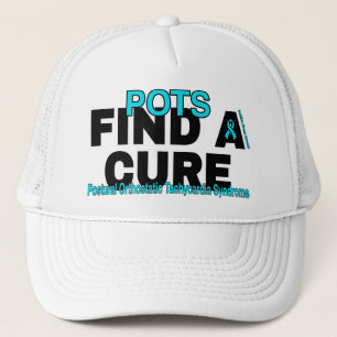 FIND A CURE/BOLD...POTS TRUCKER HAT