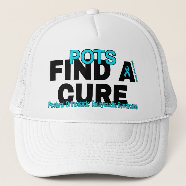 FIND A CURE/BOLD...POTS TRUCKER HAT (Front)