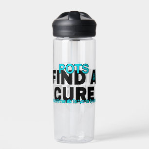 FIND A CURE/BOLD...POTS WATER BOTTLE