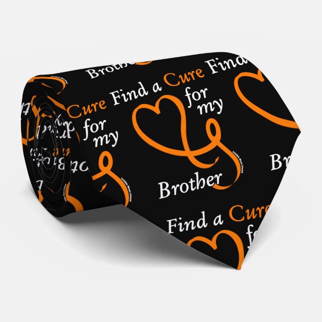 Find a Cure/Heart/Brother...RSD/CRPS Tie (Rolled)