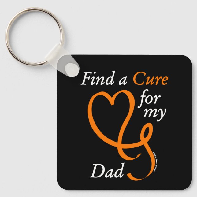 Find a Cure/Heart/Dad...RSD/CRPS Key Ring (Front)